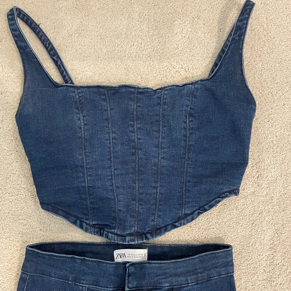 Cutest Zara Denim Set